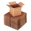 General Supply Cubed Fixed-Depth Shipping Boxes, RSC, 6" x 6" x 6", Brown Kraft, PK25 UFS666